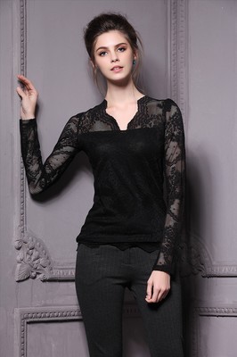 金衣國際 一站式歐洲站深圳精品女裝批發，秋冬打底衫與蕾絲衫領航時尚